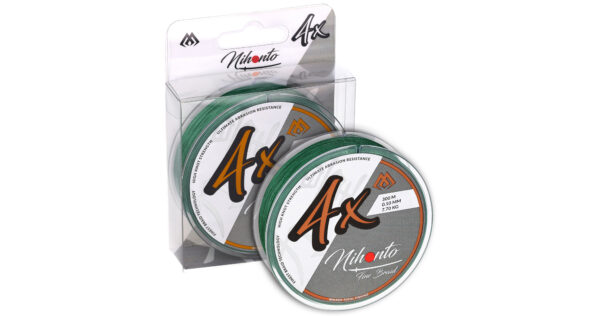 The Mikado Braided Line - Nihonto Fine Braid 0.06mm/3.25kg/300m in Green combines strength with exceptional performance.