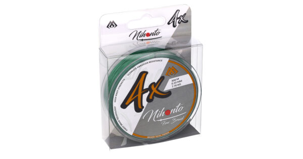 The Mikado Braided Line - Nihonto Fine Braid 0.06mm/3.25kg/300m in Green combines strength with exceptional performance.